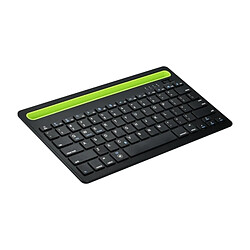 Avis Wewoo Clavier sans fil QWERTY noir B908 ultra-mince 78 touches sans Bluetooth avec support de téléphone mobile concave