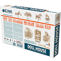 Avis Youdoit Maquette 3D en bois - Maison de Poupées 54 cm