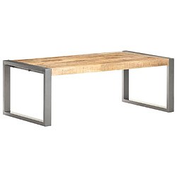 Maison Chic Table basse,Table Console Table d'appoint, Table pour salon 110x60x40 cm Bois de manguier brut -MN35189