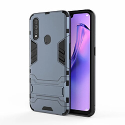 Coque en TPU hybride cool guard avec béquille bleu pour votre Oppo A8/A31 (2020)