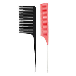 2pcs Tissage Mettant En évidence Les Peignes à Cheveux Déjouant Les Brosses de Peigne de Teinture En Surbrillance