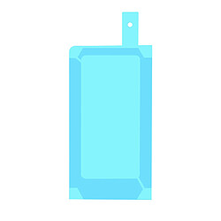 Avizar Clappio Adhésif Batterie pour Samsung Galaxy S10 Fixation solide Transparent