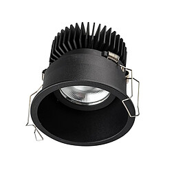 Downlight Encastré En Aluminium 4000K Plafonnier Salle De Bains Haute Luminosité Black_5W_55mm