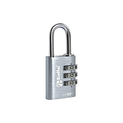 Sesam Rieffel Cadenas en Aluminium avec Code numérique Argenté 20 mm