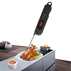 Wewoo Thermomètre de viande numérique pliable 2 PCS Sonde sans fil Lecture instantanée Cuisine Cuisson des aliments Longue En Acier Inoxydable BBQ