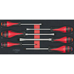 KS TOOLS Module de tournevis ULTIMATE® Fente - POZIDRIV®, 6 pièces