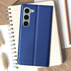 Acheter Avizar Étui pour Samsung Galaxy S23 Clapet Porte-carte Collection Smart Bleu Nuit