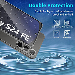 Avis Verres Trempes et Protections Camera Arriere Transparent X3 Pour Samsung Galaxy S24 FE Little Boutik©