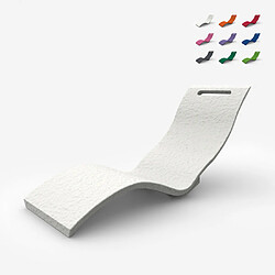 Chaise longue de jardin spa ergonomique Arkema Design Serendipity S010, Couleur: Blanc