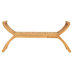 Maison Chic Banc de jardin | Chaise de jardin 126 cm Bois de teck solide -GKD94993