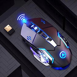 Yonis Souris Gaming Sans Fil Silencieuse Rechargeable