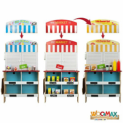 Cuisinière jouet Play & Learn 60 x 109 x 40 cm pas cher