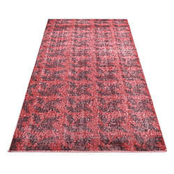 Avis Vidal Tapis de laine 193x91 rouge Ultra Vintage