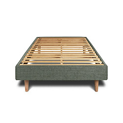 Sommeil de plomb Sommier Kit Tissu Vert 90x190 H29cm