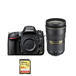 NIKON D610 + AF-S 24-70MM F2.8G ED + 64GB SD card