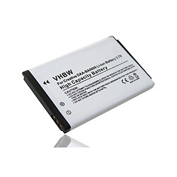 vhbw Batterie remplacement pour Creative BA20203R79909, DAA-BA0009 pour lecteur de musique MP3 (830mAh, 3,7V, Li-ion)