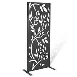 Idmarket Panneau décoratif LIS 150x50cm Panneau décoratif universel 150 x 50 CM LIS gris