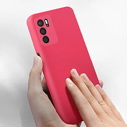 Acheter Avizar Coque Oppo A16 et Oppo A16s Silicone Semirigide Finition Soft-touch Rose fuchsia