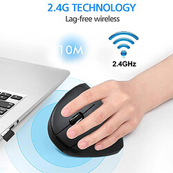 Universal 2,4 g de souris optique sans fil de souris ergonomiques souris verticales DPI réglables pour ordinateur portable PC pas cher