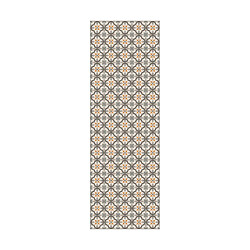 Alter Chemin de cuisine, 100% Made in Italy, Tapis résistant aux taches avec impression numérique, Tapis antidérapant et lavable, Motif géométrique - Darlene, 140x52 cm