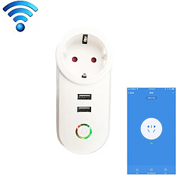 Wewoo Prise Connectée C178C 2 ports USB + 1 de courant intelligente Smart de l'UE, compatible avec Alexa et Google Home, AC 110V-230V, de l'UE