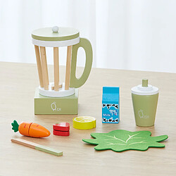 Acheter Mixeur jus de fruits légumes 13 accessoires de dinette enfant garçon fille Teamson Kids vert TK-W00008