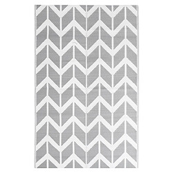 vidaXL Tapis d'extérieur Gris 120x180 cm PP