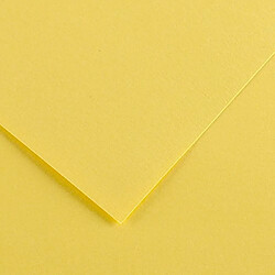 Canson Iris Vivaldi Papier couleur A4 Lisse 185g/m² 21 x 29,7 cm Jaune Paille Lot de 50