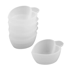 5 Pièces Tasses En Silicone Bricolage Cristal UV Résine Artisanat Outils Résine époxy Mélangeur pas cher