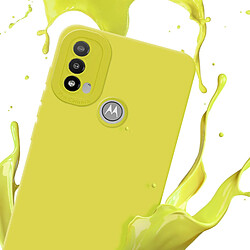 Cadorabo Coque Motorola MOTO E20 Etui en Jaune