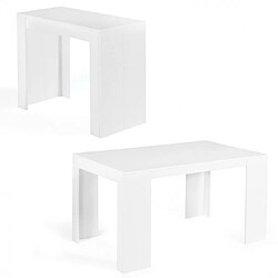 IDMARKET Table Console ORLANDO Blanc