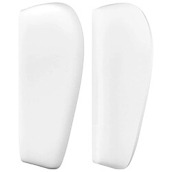 Acheter Maison Chic Tête de lit moderne avec oreilles pour chambre - Décoration de lit Blanc 83x23x78/88 cm Similicuir -MN26852