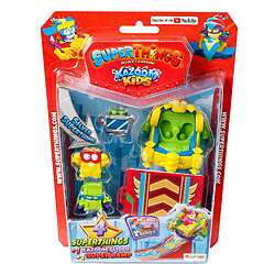 Ensemble de 4 figurines SuperThings Kazoom Kids Sliders pas cher