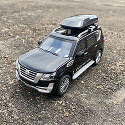 Universal 1/32 alliage Nissan Patrol Voiture Jouet Moule en Métal Moule Acoustique et Lumière Retraite Voiture Jouet Collection Cadeaux pour Enfants | Voiture Jouet Moulée sous Pression (Noir)