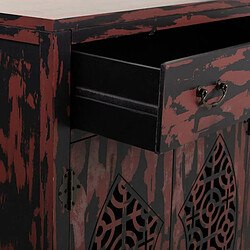 Buffet Alexandra House Living Rouge Bois d'épicéa Bois MDF 36 x 106 x 136 cm pas cher