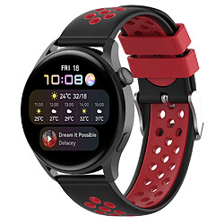 Bracelet en silicone bicolore 20mm - Huawei Watch GT3 42mm/Samsung Galaxy Watch 42mm