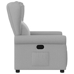 Avis vidaXL Fauteuil inclinable gris nuage tissu