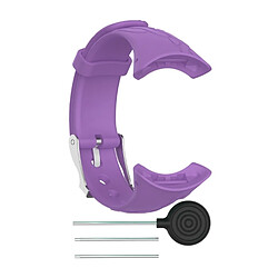 Avis Wewoo Bracelet pour montre connectée Dragonne de remplacement femme en silicone SUUNTO M1 / M2 / M4 / M5 Violet