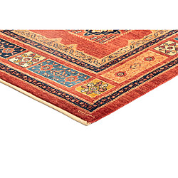 Avis Vidal Tapis de laine 150x107 rouge Kashkuli