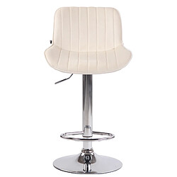 Non Tabouret de bar Lentini velours chrome