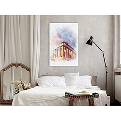 Artgeist Tableau - Painted Parthenon (1 Part) Vertical [20x30]