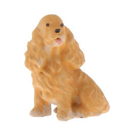 1/64 Miniature Chien Mini Figure Poupée Scène De Rue Modèle StyleB Jaune