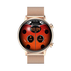 Yonis Montre Connectée Luxe 1.1' Bluetooth Appels Oxygène IP68