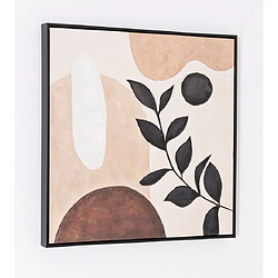 Avis Pegane Ensemble 3 tableau peinture à l'huile sur toile, peinte avec cadre en bois noir - Longueur 120 x Profondeur 3.5 x Hauteur 90 cm