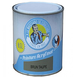 Peinture acrylique - Murs et plafonds - Mat - Brun Taupe - 0.5 L - ONIP