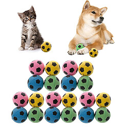 Lot de 20 balles pour chien, jouet interactif pour chat, chien d'extérieur, pour aller chercher.