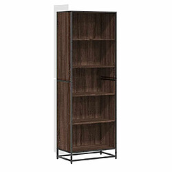 vidaXL Bibliothèque chêne marron 60x35x170,5 cm bois d'ingénierie