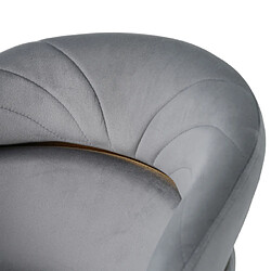 Acheter ComfortXL Chaise de Salle à Manger en Velours, Design Luxueux, Système à Quatre Pieds Métalliques, Gris