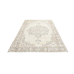 Vidal Tapis de laine 259x163 beige Ultra Vintage pas cher