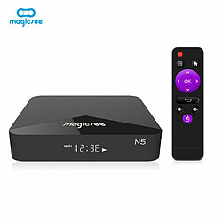 Tv Box N5 Android 9.0 Tv Box Amlogic S905X Quad-Core Résolution 4K 2G Ram 16G Rom 2.4G 5G Noir 2 16Gb Single Wifi Réglementation Us